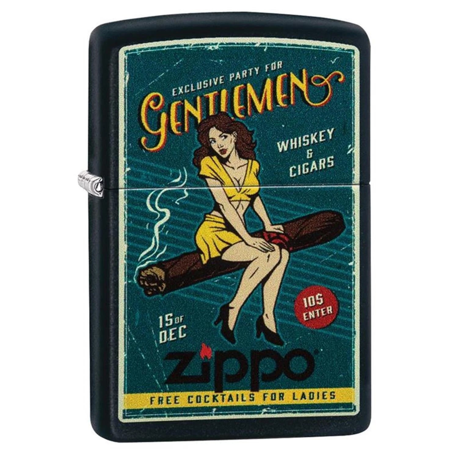Zippo Benzinfeuerzeug Cigar Girl Design Zippo